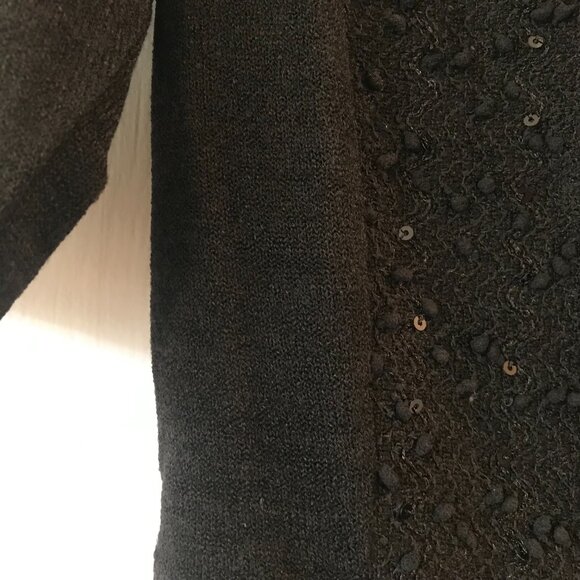 Anthropologie | Deletta Sparkling Boucle Peplum Sweater (Size S) - Picture 4 of 15